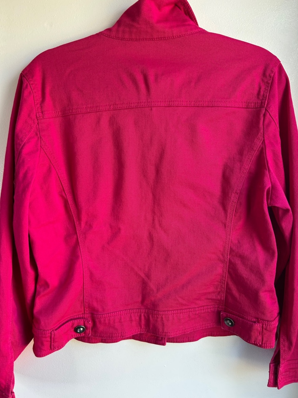 Pink Button-Front Spring Jacket - Picture 5 of 10
